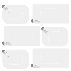 Pegatinas electrostáticas resistentes para parabrisas Dashcam 6 piezas - Imagen 1 de 10