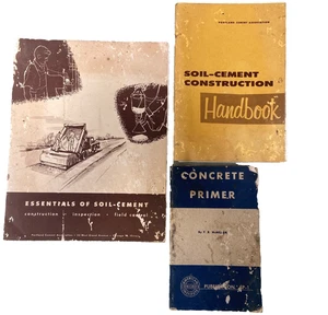 Vintage Soil Cement Concrete Booklets Portland American Institute 1956 1958 1963 - Bild 1 von 24