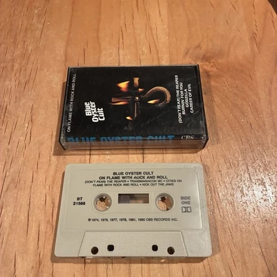 Blue Oyster Cult - On Flame With Rock & Roll CASSETTE TAPE 1st US issue ufo Foto 1 de 3