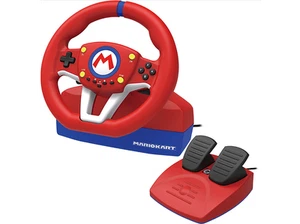 Volante - Hori Mario Kart Racing, Para Nintendo Switch, Pedales, USB, LED, Rojo - Imagen 1 de 6