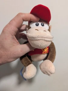 Super Mario Party 5 Plush Diddy Kong HUDSON 2012 SMALL 7” RARE New Doll Toy - Picture 1 of 4