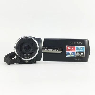Sony Handycam DCR-SX21E Digital Video Camera Camcorder + Charger & 8GB Card -VGC - Image 1 of 4