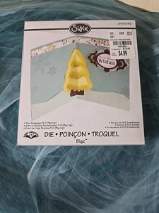 SIZZIX 3D Tree # 658043 Karen Burniston Steel Rule Die Christmas Holiday Cards - Picture 1 of 9