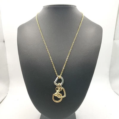 Gucci Colgante Top Collar Corazón Mordida de Caballo Dorado Usado Japón Foto 1 de 4