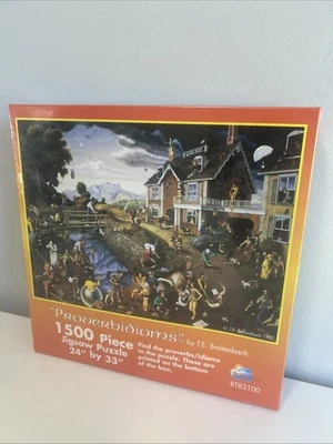 “Proverbidioms” Breitenbach SunsOut 1500 Pc Puzzle BT82100 Brand New Sealed - Image 1 of 4