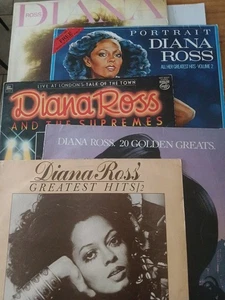 DIANA ROSS GREATEST HITS JOB LOT OF FIVE (5) VINYL ALBUMS FREE UK DELIVERY - Picture 1 of 12