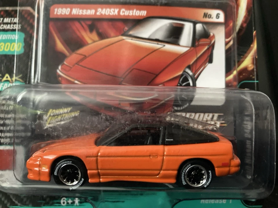 2019 Johnny Lightning Street Freaks IMPORT Heat 1990 Nissan 240sx Release 1a