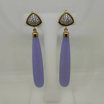 Orecchini Donna Pendenti Argento 925 Quarzo Vitiello Jewelry - Immagine 1 di 3