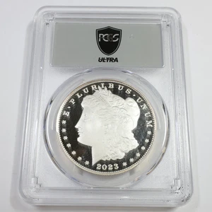 2023 S PCGS ULTRA PR70 DCAM - 0.999 Silver Morgan Dollar $1 US Coin #57910A - Picture 1 of 3