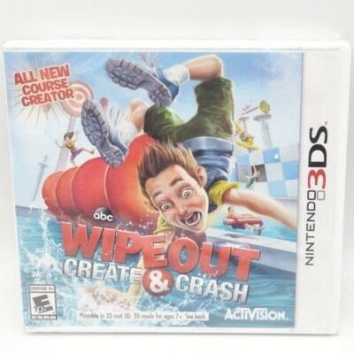 WIPEOUT CREATE & CRASH NINTENDO 3DS BRAND NEW FACTORY SEALED  - Image 1 of 2