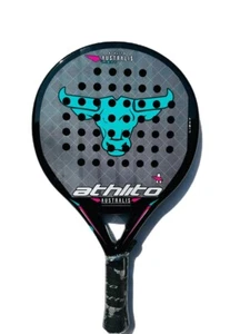 Raqueta de pádel de vidrio de carbono ligero Athlito Australis - Molde redondo para equilibrado - Imagen 1 de 4