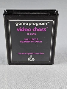 Video Chess (Atari 2600) Text Label - Tested Working Excellent Condition - Picture 1 of 4
