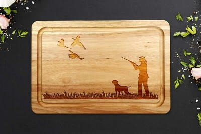Pheasant | Shooting | Chopping Board | Female Shooter | Hunting | Working Dog - Image 1 of 3