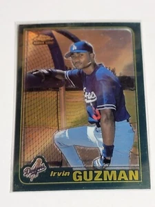 2001 Topps Traded Chrome Parallel Irvin Joel Guzman RC Dodgers #T261 - Picture 1 of 2