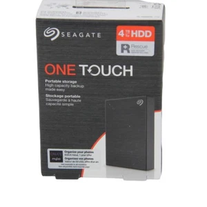 Seagate One Touch 4TB Portable External Drive - Black (PZ1002438) - Afbeelding 1 van 2