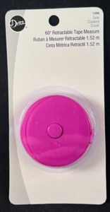 Dritz - 60" Retractable Tape Measure - Pink - 11000 Sew - Picture 1 of 4