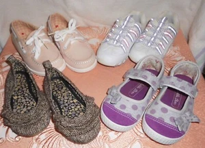 4 PAIA SCARPE DA RAGAZZA SCARPE BASSE SNEAKER BALLERINE H&M BOBBI SHOES VITTORIA 25 - Foto 1 di 10