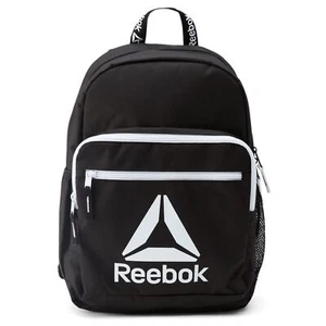 NWT Reebok Alfie Laptop Backpack with 12.5” Laptop Sleeve- Black/White - Picture 1 of 4
