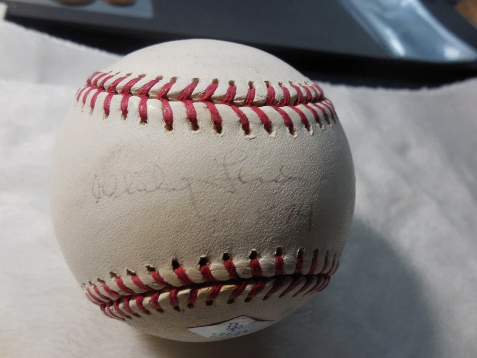 WHITEY FORD AUTOGRAPHED BASEBALL HOF 74 - Image 1 of 4