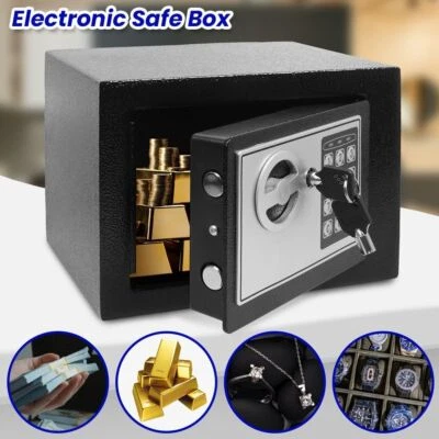 Mini Safe Tresor Feuerfest Möbeltresor Dokumententresor Geldschrank Wandtresor - Bild 1 von 4