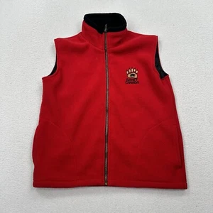 VTG EXP Designs BanfF Canada Vest Size Youth Small Red Bear Paw - Picture 1 of 9
