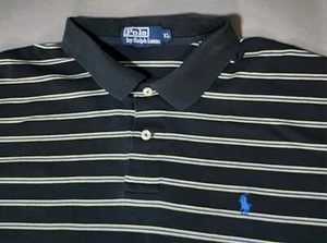 Size XL, Polo Ralph Lauren Men's Striped Short Sleeve Polo T-Shirt - Picture 1 of 10