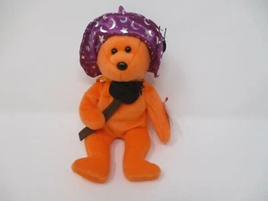 Ty Beanie Baby Prunella Halloween Bear Plush Year 2005 - Picture 1 of 5