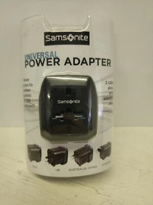 Samsonite багажа универсальный адаптер питания - для использования в до 150 стран, новый в коробке  - Изображение 1 из 4