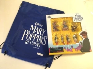 DISNEY MARY POPPINS RETURNS Limited Edition ORNAMENTS SET OF 7 + BAG Promo  - Picture 1 of 7