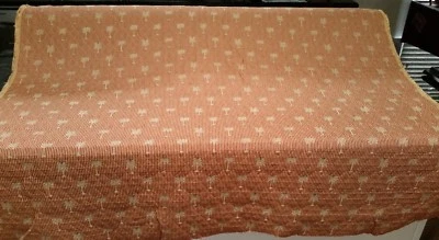 Waverly Cateby Palm Carmesí Bordado Acolchado Tela Rojo/Dorado 54" Ancho POR EJEMPLO 28 Foto 1 de 4