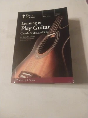 Great Courses Transcript Learning to Play Guitar Chords, Scales, and Solos NEW - Image 1 of 4