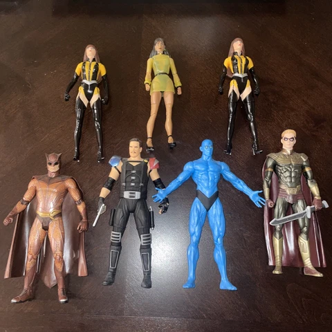 DC DIRECT 2009 WATCHMEN 6” SPECTRE COMEDIAN DR MANHATTAN LOOSE FIGURES LOT 7 Cover