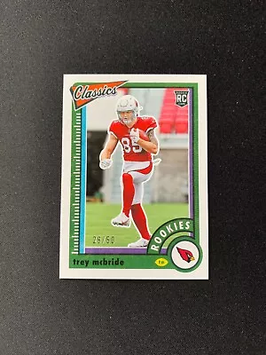 2022 Panini Classics Rookies Green Back /50 Trey McBride #183 Rookie RC - Image 1 of 2