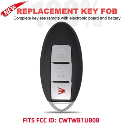 Smart Key for Nissan Juke, Leaf, Cube , Versa Note, Quest 2011-2018 CWTWB1U808 - Image 1 of 4