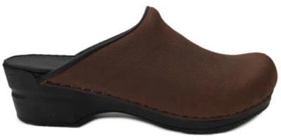 Sanita Sonja Danish Clogs in Antique Brown (450247)