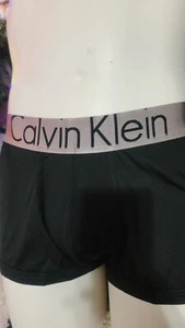 Calvin Klein Men’s Black  Steel Microfiber Boxer Brief Trunk Size : XL   - Picture 1 of 14
