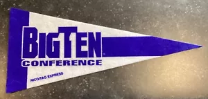 Vintage BIG TEN Conference Pennant NCAA Mini Pennant Felt Official Lic. NEW - Picture 1 of 2