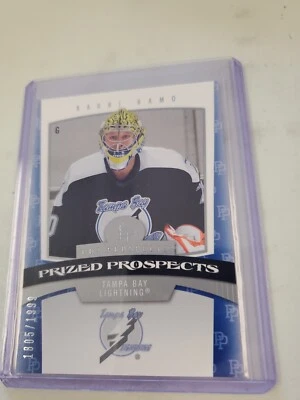 2006-07 KARRI RAMO HOT PROSPECTS ROOKIE CARD TAMPA BAY LIGHTNING 1805/1999. - Image 1 of 2