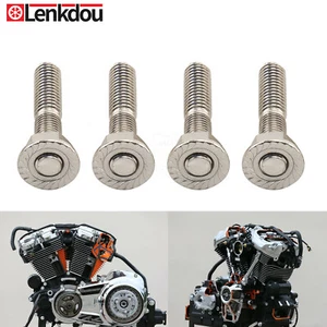 Stainless Steel Exhaust Studs /Nut Kit For Harley Softail Touring Dyna 1984-2023 - Picture 1 of 11
