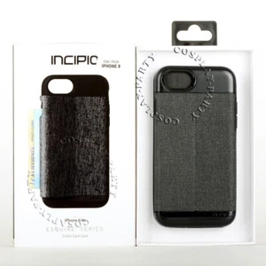 Incipio Esquire iPhone SE 2022 2020 iPhone 7 iPhone 8 Wallet Case - Gray / Black - Picture 1 of 5