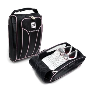 Footjoy Woman Golf Shoes Bag Case Zipped Black (x 1 pack) - Picture 1 of 6
