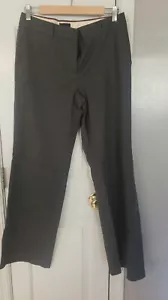 Pantaloni da donna J Crew Factory City Fit grigi taglia 8 tinta unita svasati abito pantaloni lana - Foto 1 di 9