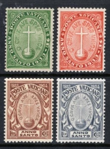 VATICAN Sc#B1-4 1933 Cross & Orb Postage Due MLH - Picture 1 of 2