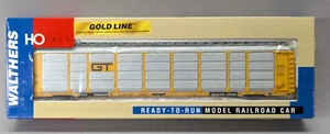 HO WALTHERS # 932-4880 GRAND TRUNK WESTERN Thrall 89' Tri-Level Auto Carrier - Picture 1 of 5
