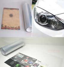 12" x 60" Glossy Car Headlight Taillight Vinyl Wrap Film Fog Tint Transparent CF