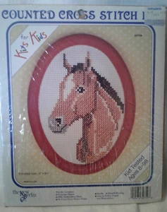 New Berlin Kits for Kids Horse Cross Stitch Kit - NIP - Picture 1 of 3