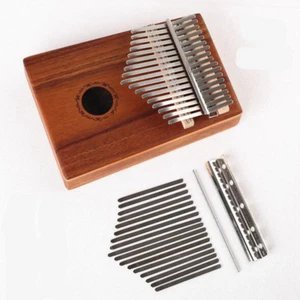 17pcs Kalimba Thumb Piano Stainless Steel Keys Kit Instrument Replacement Parts - Picture 1 of 11
