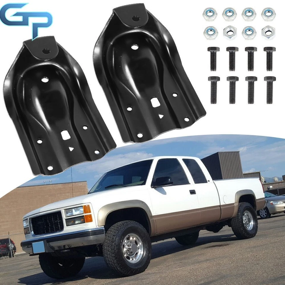 Rear Leaf Spring Shackle Bracket Repair Kit Set Pair For Chevrolet K1500 4.3L - Image 1 of 4