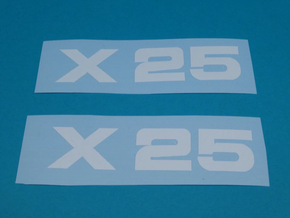 Zündapp X 25 Aufkleber Verkleidung Schriftzug Dekor weiß 460-10.140 Typ 460  OVP - Bild 1 von 1
