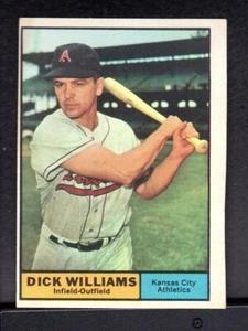 1961 Topps #8 Dick Williams Kansas City Athletics HOF Card VG+ - Picture 1 of 2
